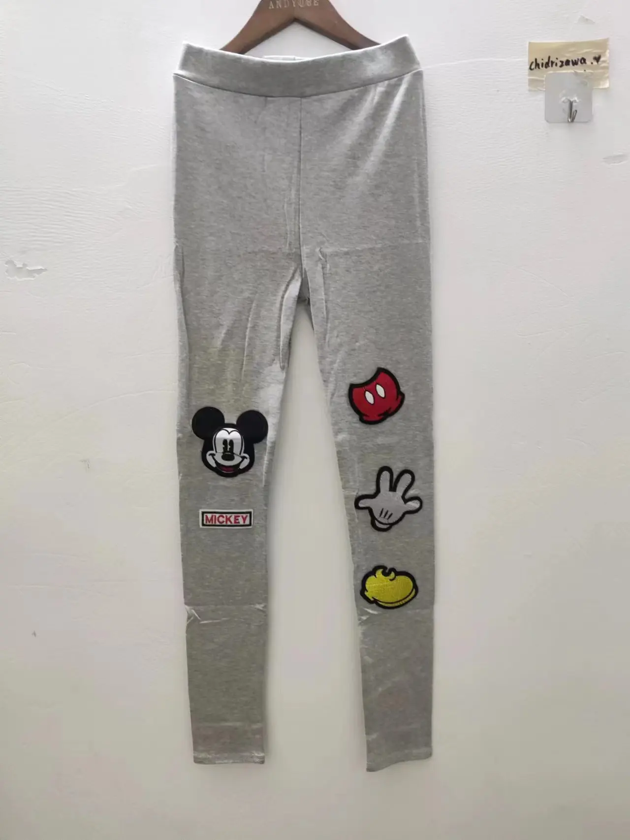 2024 nowe legginsy damskie harajuku urocza mysz kreskówka bawełniane spodnie z włókna bambusowego moda kawaii legginsy damskie