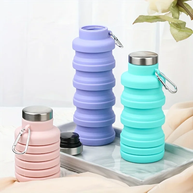 Collapsible Silicone Water Bottle 2