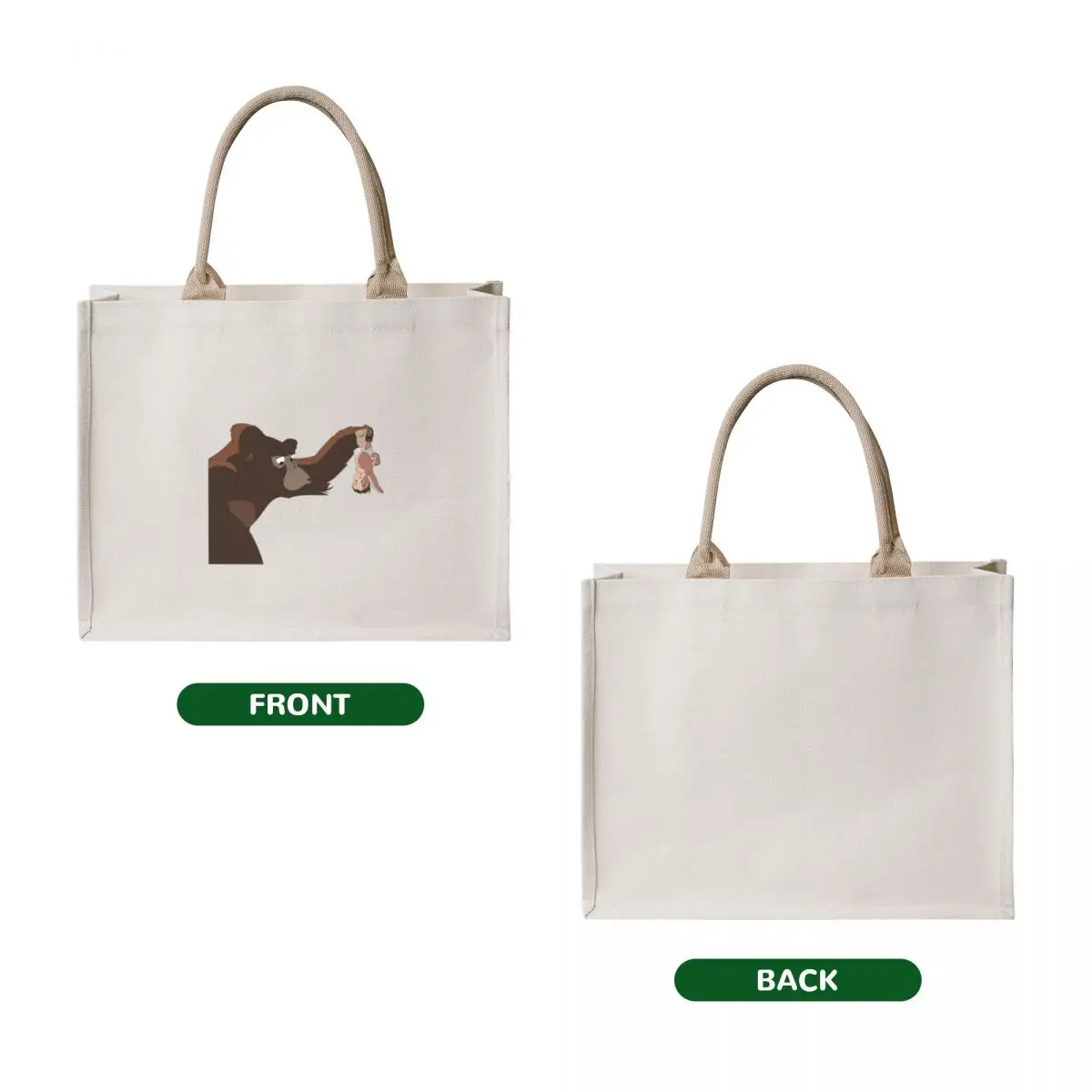 Tarzan Tote Bag tote bag woman sacs de shopping university shopper bag tote bags aesthetic
