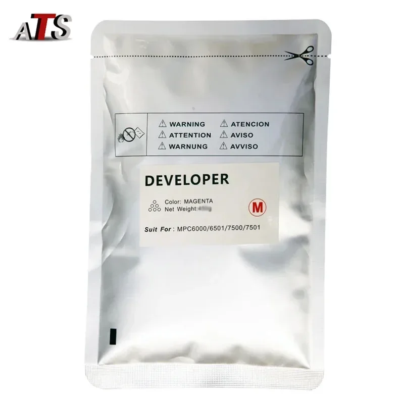 1PCS MPC6000 Developer For Ricoh Aficio MPC6000 MPC6501 MPC7500 MPC7501 Copier Powder CMYK