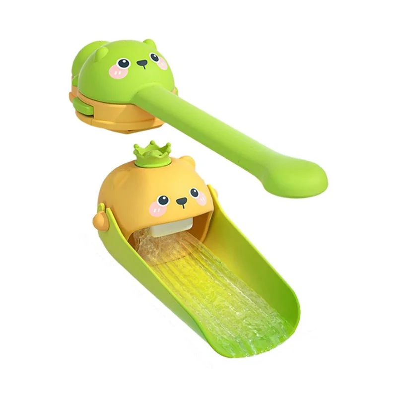 

A71Z Cartoon Animals Faucet Extender For Kids Hand Washing In Bathroom Sink Accessories Kitchen Convenient For Baby Washing