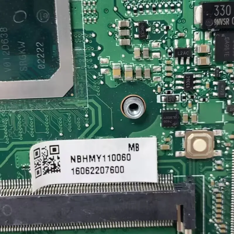 مع DA0ZAWMB8G0 SRGKW I7-10510U CPU اللوحة الرئيسية NBHMY11006 لشركة أيسر A515-54 اللوحة الأم للكمبيوتر المحمول N17S-G2-A1 100% تعمل بشكل جيد بالكامل