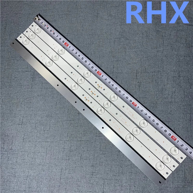 FOR 6 lights 3v lights universal light bar lens LED backlight strip 6 light copper substrate length 44CM  100%NEW