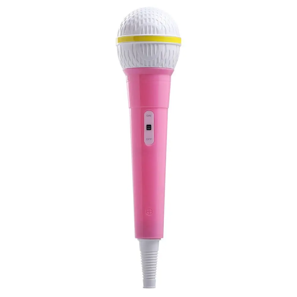 Microphone Prop Plastic Mics Toy Practice Plastic Microphone for Karaoke Stage Costume Prop Portable Audio Video Supplies