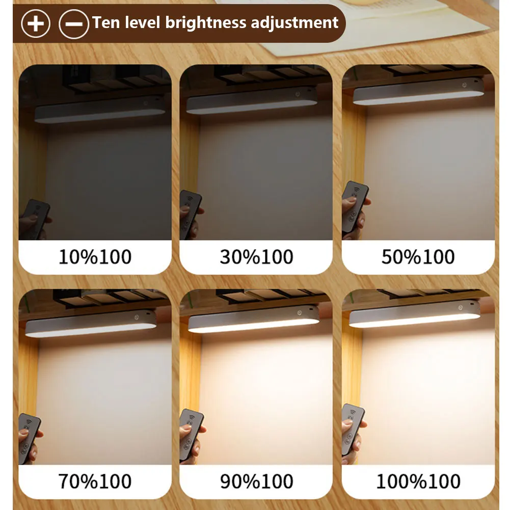 Lâmpada de parede LED Dimmable para quarto, luz de leitura de cabeceira, luminária telescópica dobrável, balancim moderno de estudo criativo 3 níveis