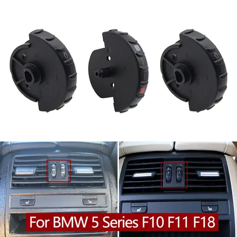 자동차 전면 후면 대시보드 AC 컨디셔너 롤 에어 벤트 롤링 휠, BMW 5 시리즈 F10 F11 520i 525i 528i 530i 535i 용