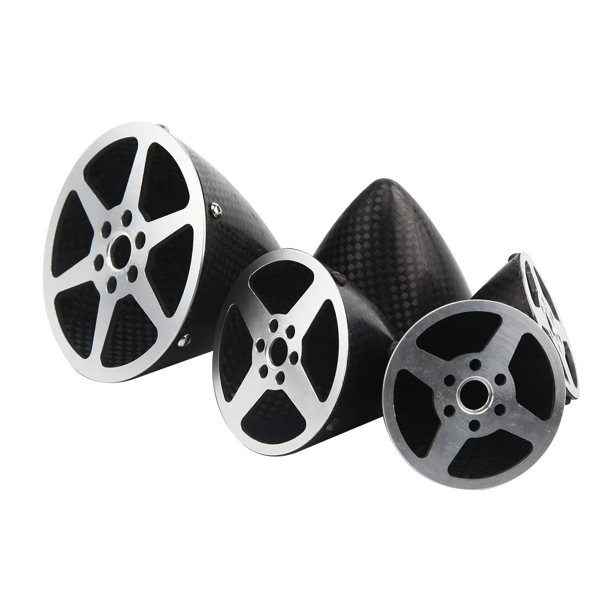 Zyhobby No Mouth Carbon Fiber Spinner For F3A RC Model Airplane1.75\