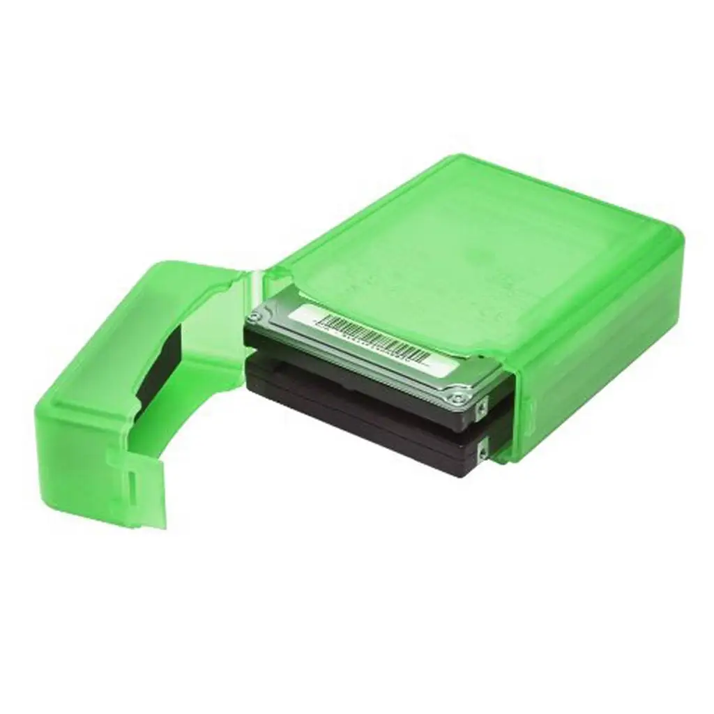 2.5inch Hard Drive Enclosure ABS Storage Case HDD External Organizer Portable HDD Case Box for Laptop Hard Disk Protection