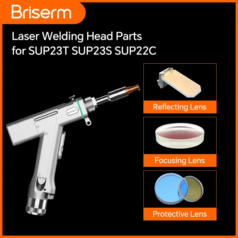 SUP 23S 23T 21S 21T Детали лазерного сварочного пистолета Коллиматор Фокусирующая линза D20x4.5 F150 F200 F400 F800 D16x5 Отражающая линза 30x14x2