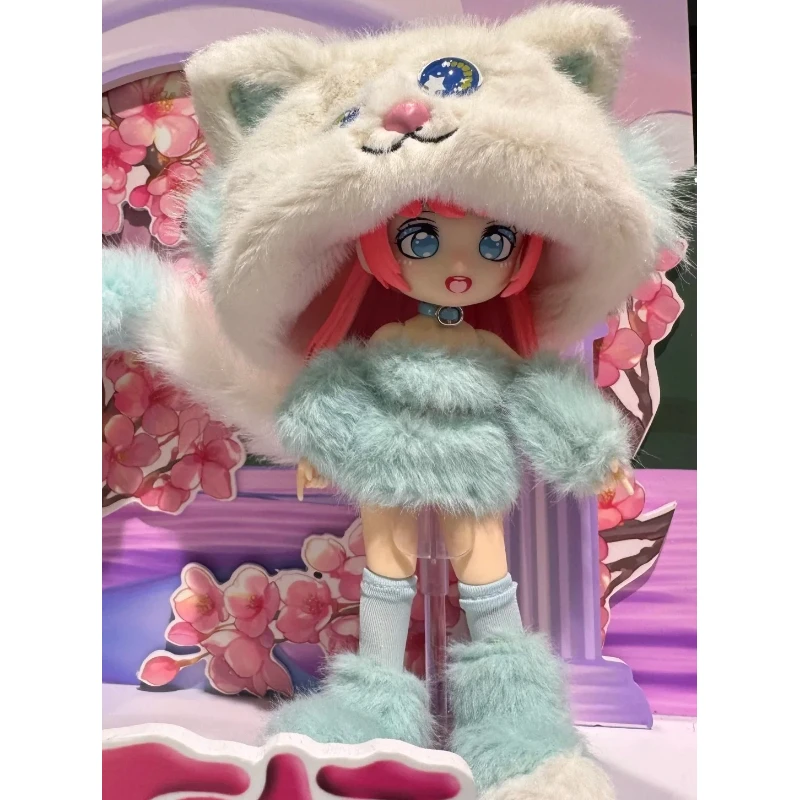 In Stock Cat Island Wonderland Series 1/12 Mjd Bjd Articulated Doll Blind Box Desktop Decor Surprise Mystery Box Birthday Gift