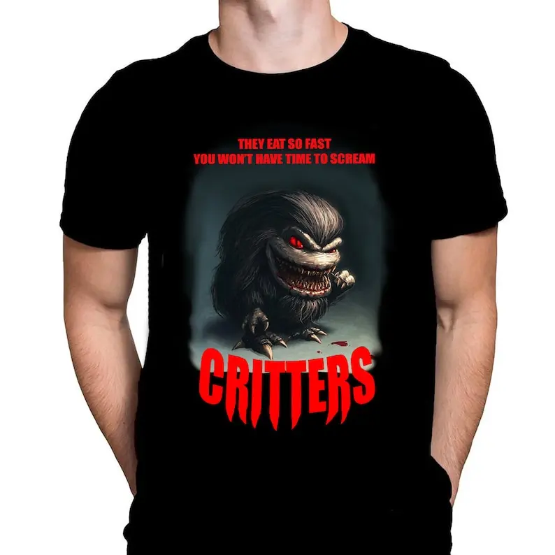 Critters - Horror Movie Poster Oversized Print CottonT-Shirt