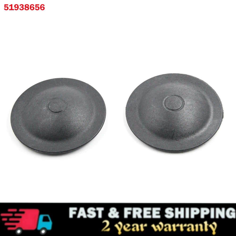 2Pcs Front Shock Absorber Top Mount Nut Cover 51938656 Replacement For Fiat 500 Abarth 2008‑Onwards