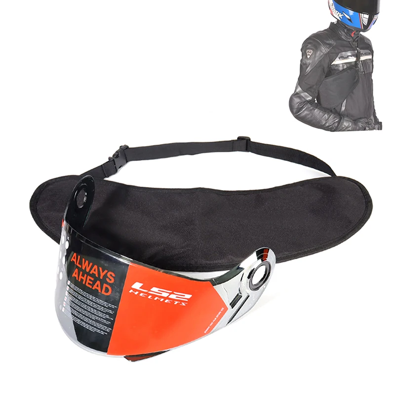 1/3/5 قطعة دراجة نارية خوذة عدسة حقيبة التخزين الشمس قناع أكياس مقاومة للخدش معدات خفيفة الوزن حزام قابل للتعديل الحقيبة #1