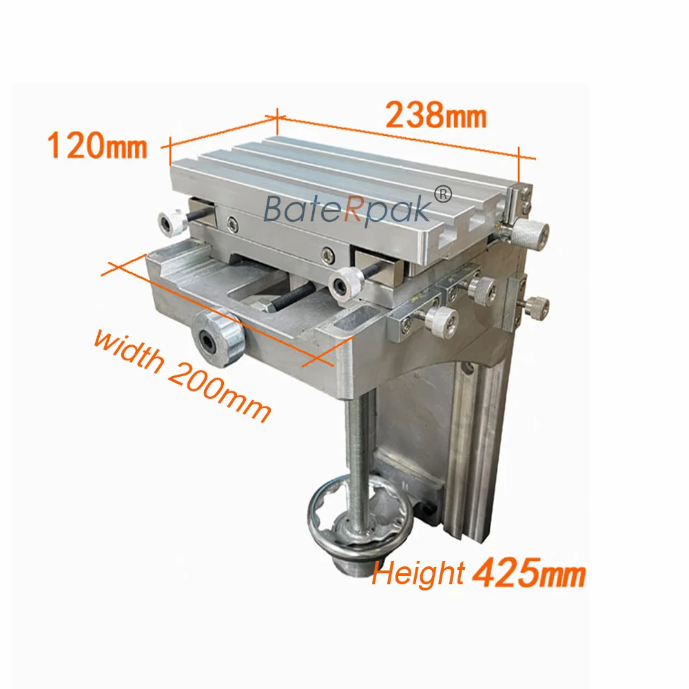 BateRpak Pad Printing Machine workbench, Pad Printer big size holder adjust work table 1PCS price