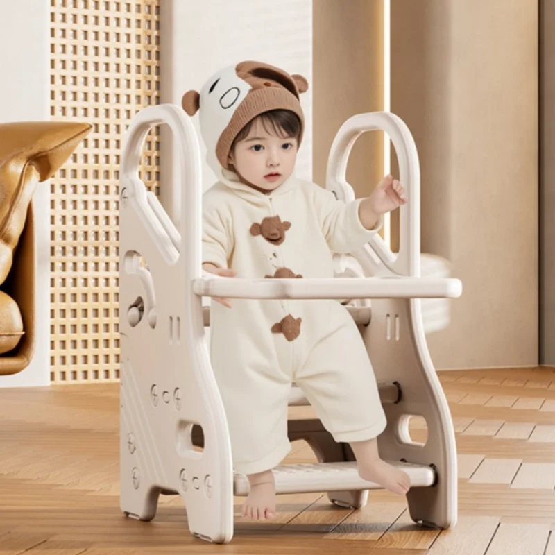 Mesa de comedor y silla para niños con altura regulable - Silla de aprendizaje y crecimiento para bebés - Silla de comedor y sentado para bebés