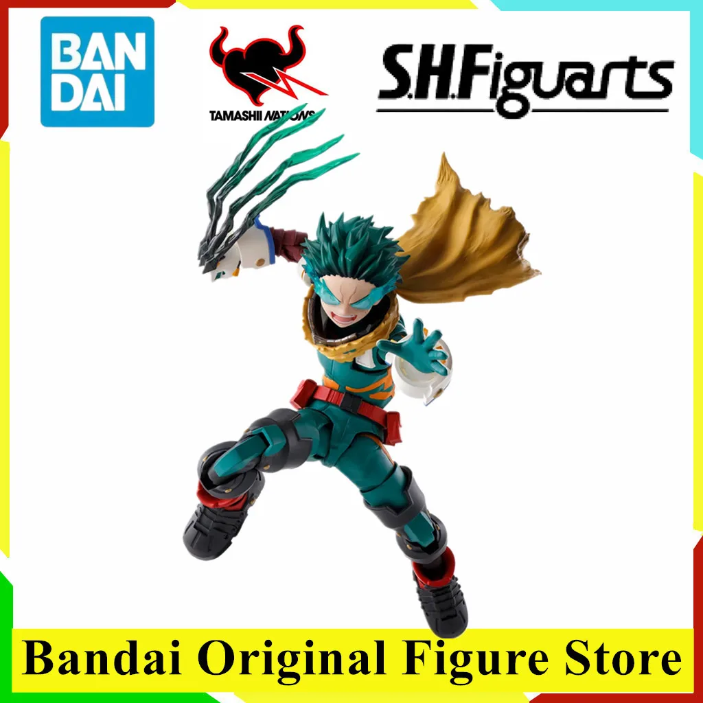 Original BANDAI S.H.Figuarts IZUKU MIDORIYA deku My Hero Academia SHF Anime Figure Toys PVC Model Collection Doll In Stock