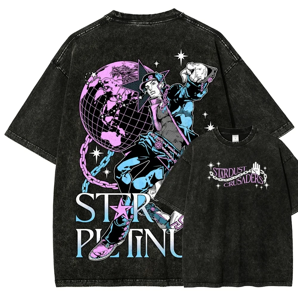 

Chainsaw Man Makima Control Vintage Washed Cotton T Shirt Men Women 2026 Summer Oversized Streetwear Short Sleeve Anime