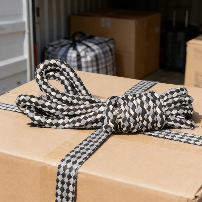 6m/8m Straps Multiple Styles of Ropes Outdoor Ropes Wear Resistant Woven Straps Suitable for Cargo Handling and Transportation