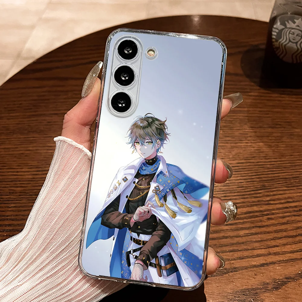 Чехол для телефона Ike Eveland N-NIJISANJIS, силиконовый чехол для Samsung S30,23,21,22,20 FE lite,S10,9,PIus Note20, очень мягкий, прозрачный