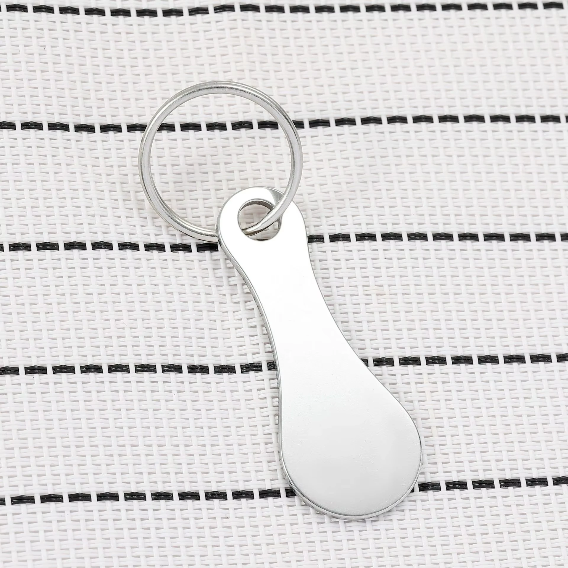 1/3pcs Ring for Key Keychain Sliver Color Metal Aluminum Alloy Shopping Cart Token Keyring Accessories Decor Keyring Hook#H