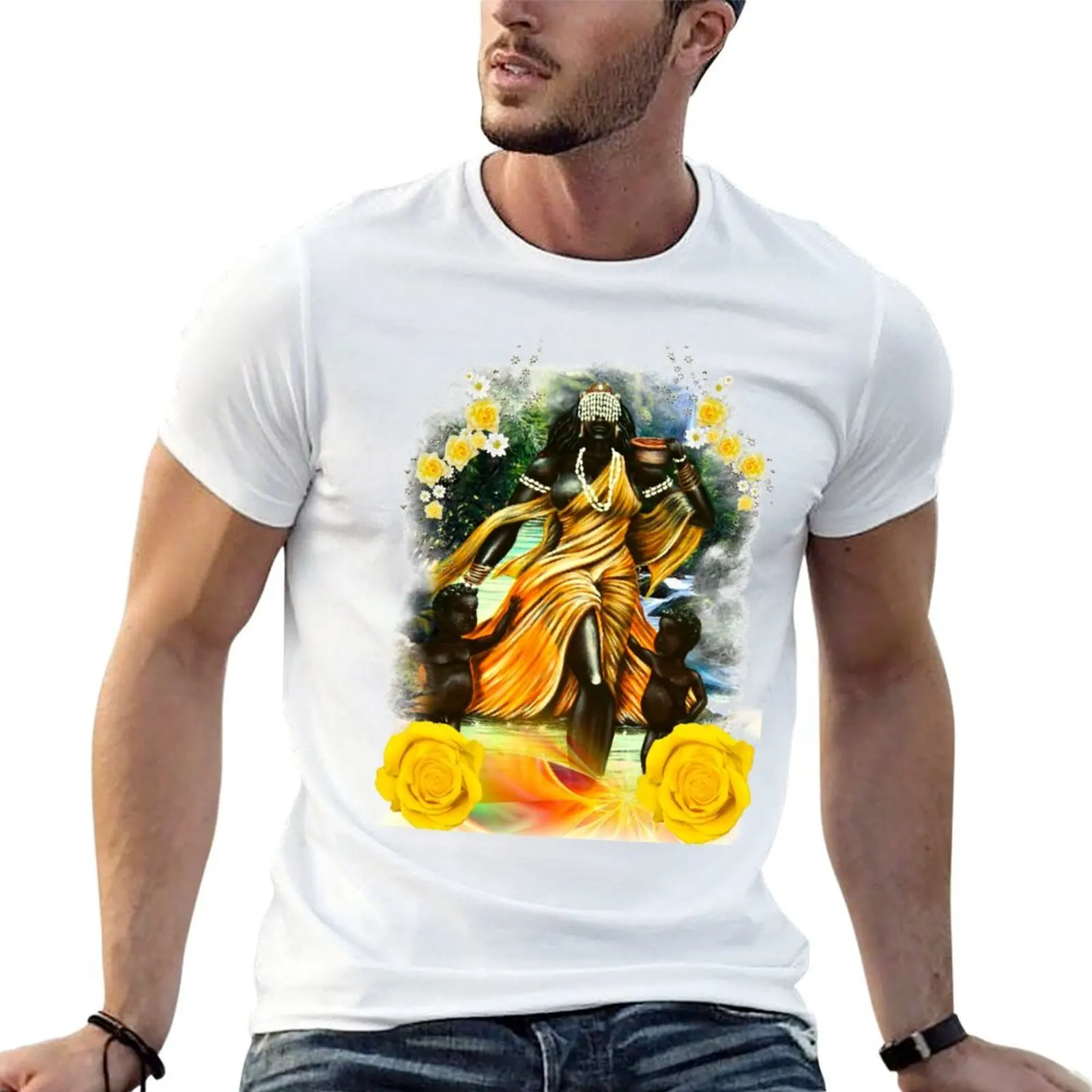 Osum, the queen of gold and lady of emotions. T-Shirt Casual Pattern Print Tee Shirt
