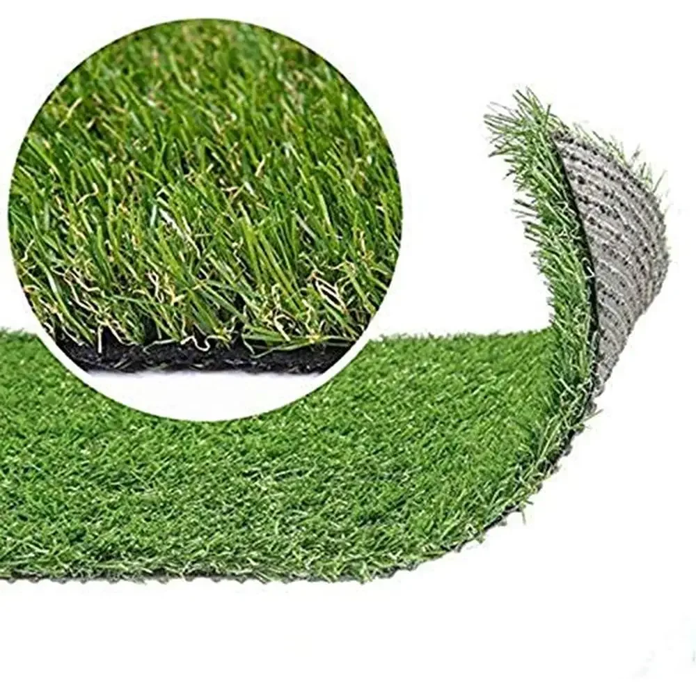 

6FTX10FT Artificial Grass Turf Mat Waterproof Non-Slip Synthetic Lawn Fire Resistant Easy Maintenance Indoor Outdoor Garden