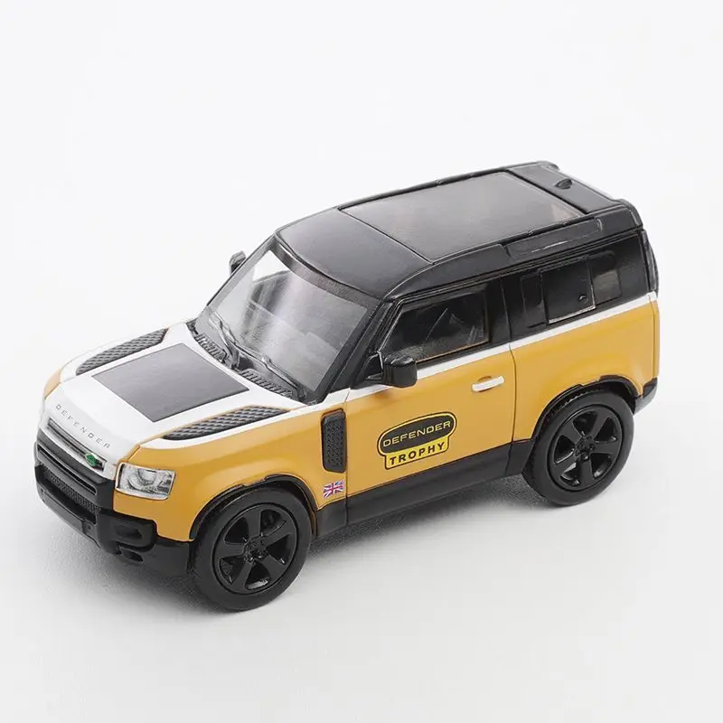DCT 1:64 Defender D90 Model Samochodu z Odlewu Stopu, Pojazdy Zabawkowe, Model Samochodu w Skali, Miniaturowe Modelki Samochodów dla Dzieci