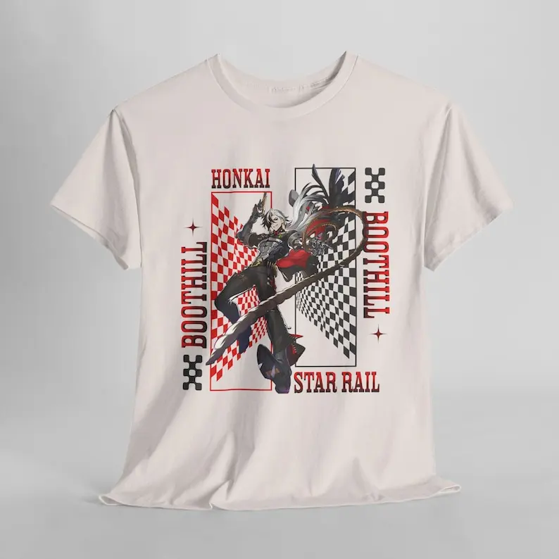 Anime Boothill Honkai Star Rail T-Shirt: Premium Quality Apparel with Stunning Designs! Perfect for Gamers &  Enthusiasts!