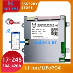 ANT BMS 13S 20S 24S 24V 48V  72V 50A  220A 420A for Lifepo4 Li-ion batteries smart WIFI BMS - Bluetooth for E-Bike/ESS/Motorcycl