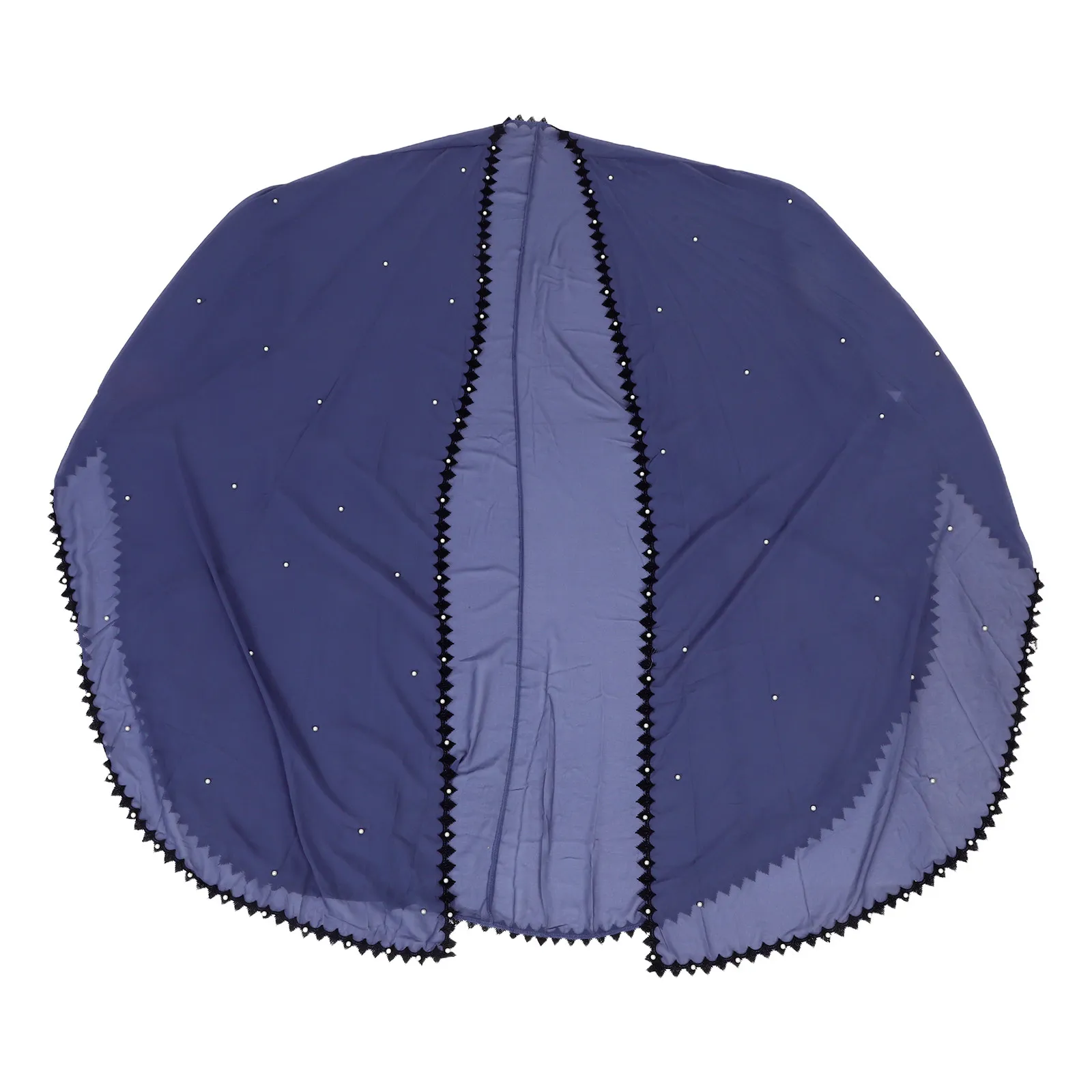 

Кружевное пальто-абайя для женщин: модный свободный кардиган-макси с жемчужной вышивкой, легкий, дышащий, из полиэстера, универсальный размер