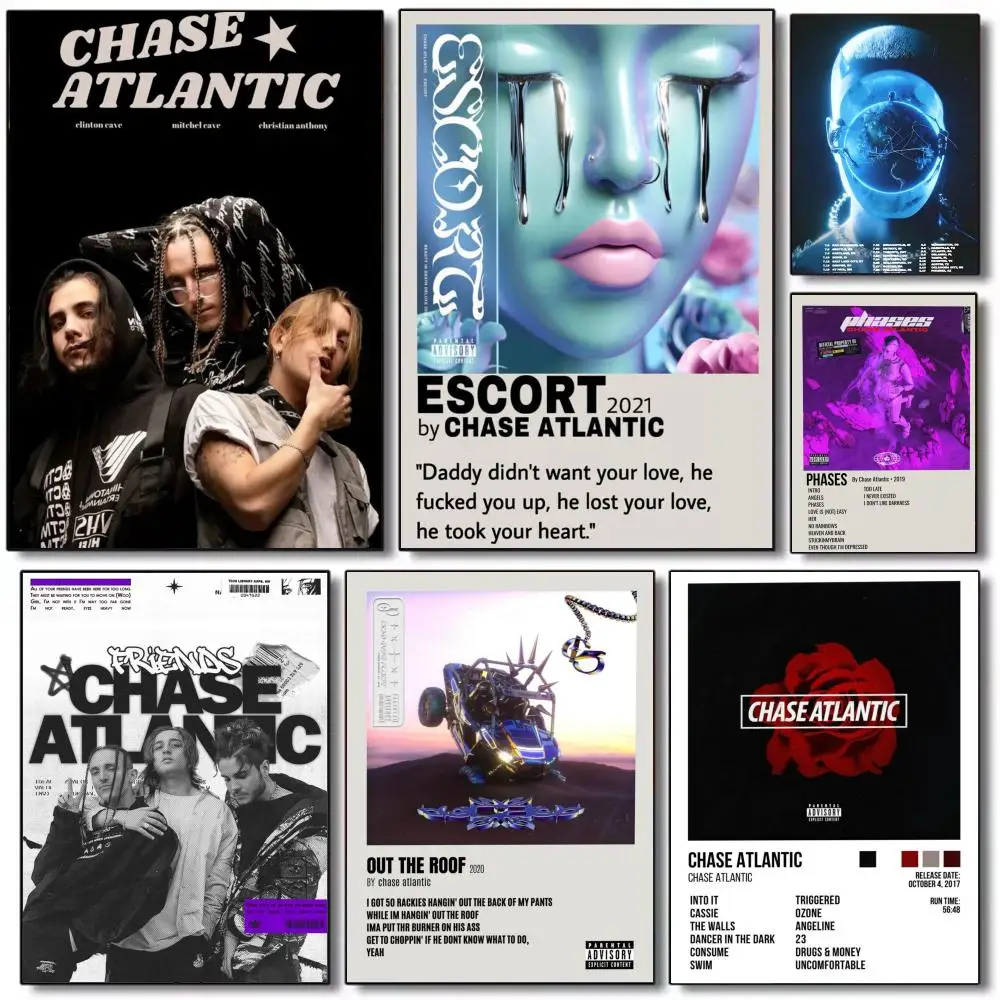 Chase Atlantic Beauty In Death Album Poster HD art sticky wall waterproof home living room bedroom bar aesthetic decoration