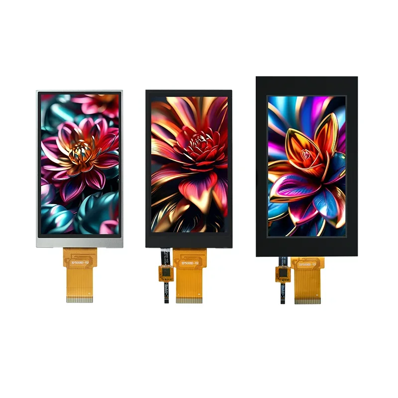 Tela lcd ips de 5.0 polegadas, resolução 480x854, driver st7701, tela de toque capacitiva, interface rgb, 40 pinos