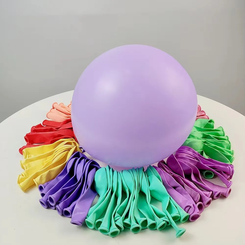 

10-20pcs 18inch Macaron Pastel Balloons Jumbo Big Engagement Wedding Decoration Happy Birthday Pink White Green Purple Balloon
