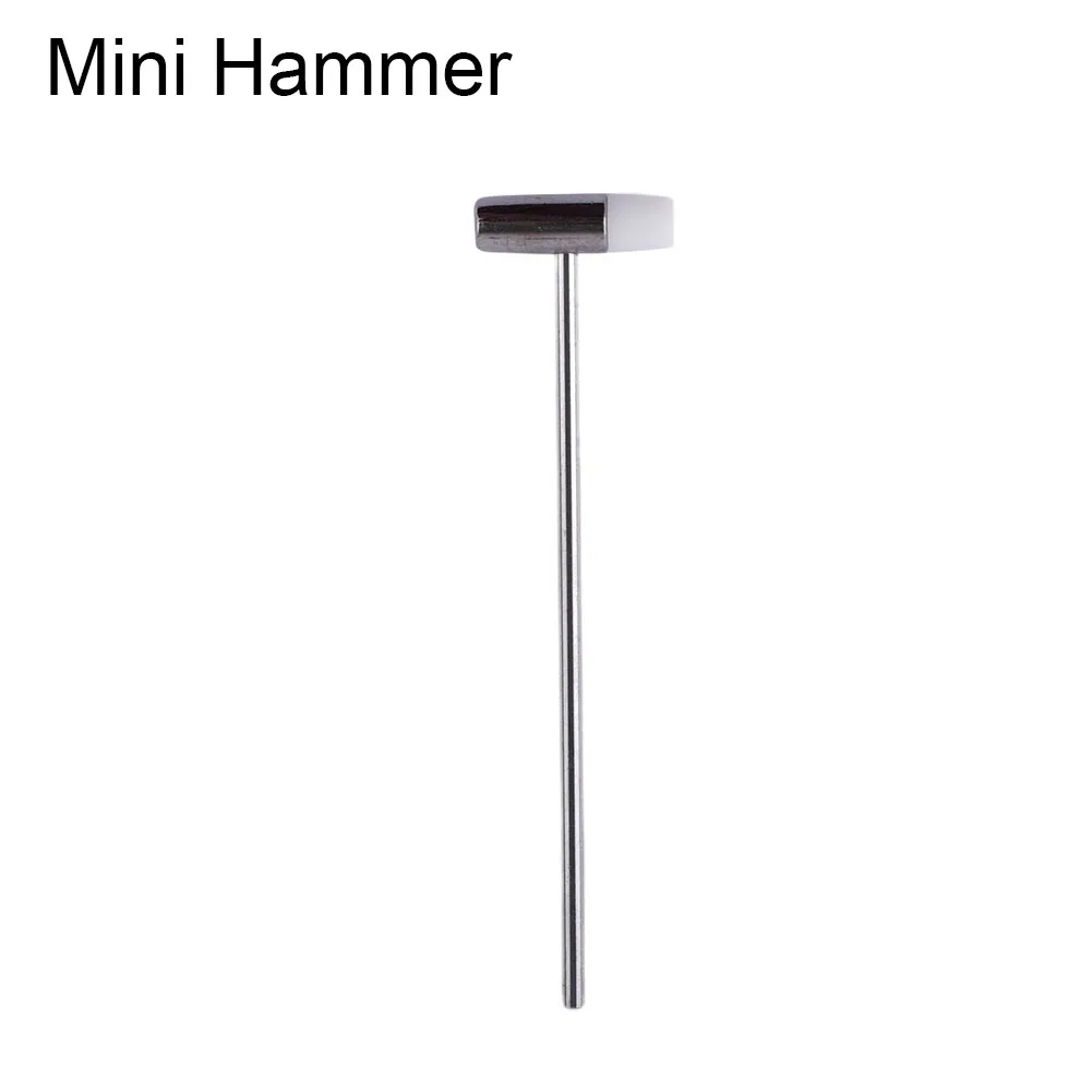 Mini Hammer Hammer 160-170mm Portable Silver Spare Parts Accessories Double Head For Repair Watch Metal Rubber