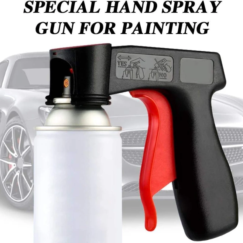 

1 шт. пластиковая портативная ручка для распылительной краски, универсальная многоразовая автомобильная пленка, меняющая цвет, самораспылительный ручной пистолет-распылитель