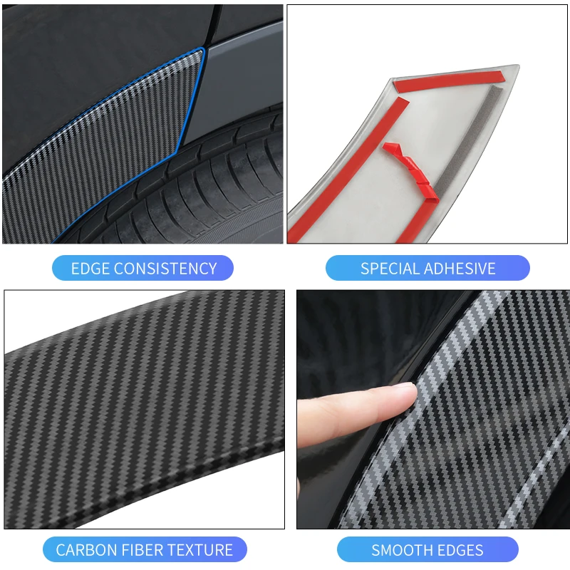 ABS Car wheel arch trim strip For Honda CRV 2023 6TH Rear tire frame strip Body side collision strip Exter modificati accessorie - Image 5