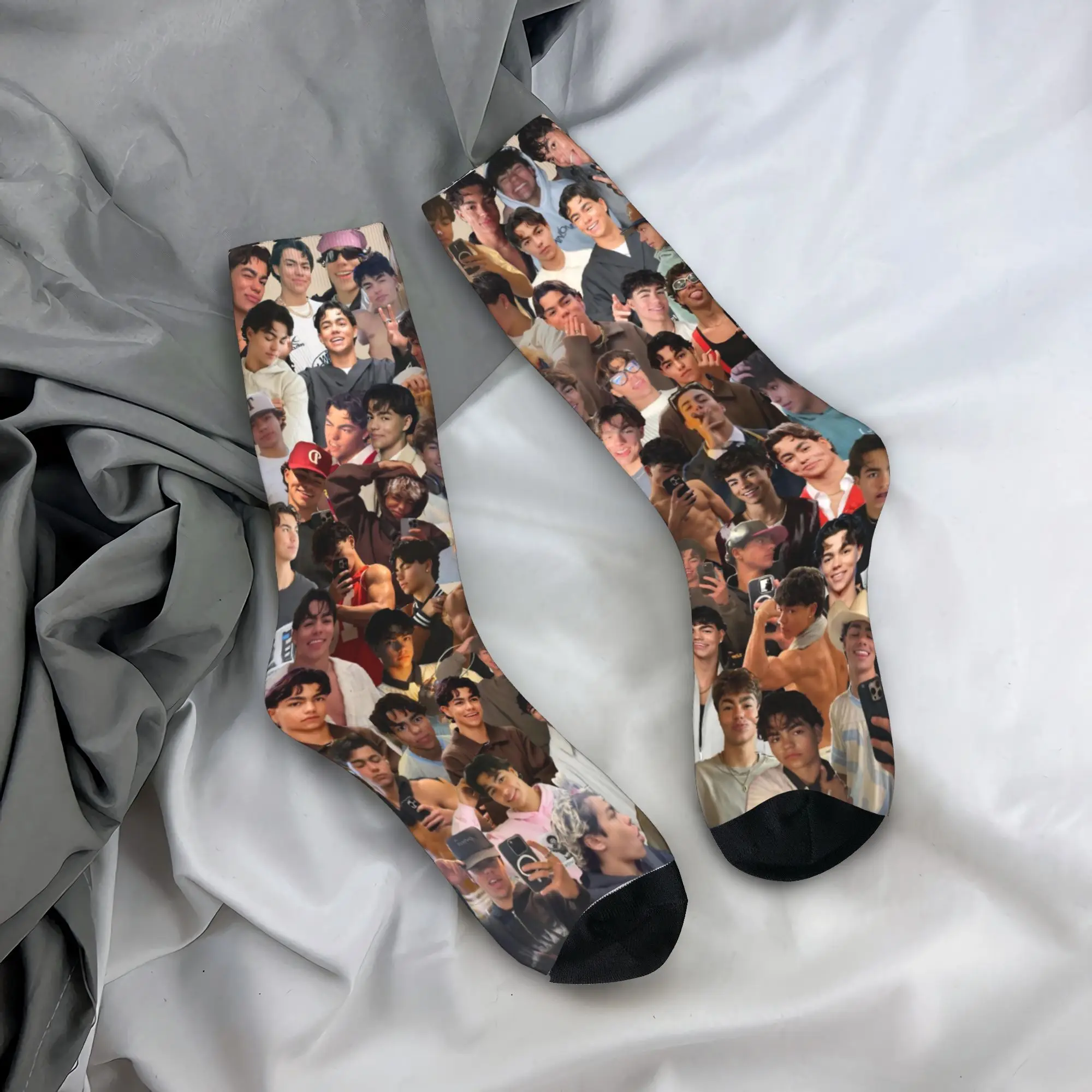 

Носки Malachi Barton, нескользящие чулки, мужские средней мягкости носки для бега и спорта, зимние носки в стиле Харадзюку