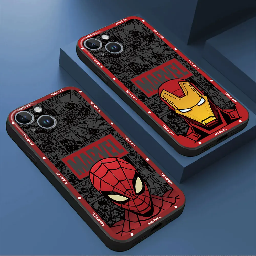 Case for Motorola Moto One Fusion Plus Edge 30 Neo Edge 20 Pro G9 Plus Edge 40 Pro G200 5G Marvel Spiderman Ironman Cover