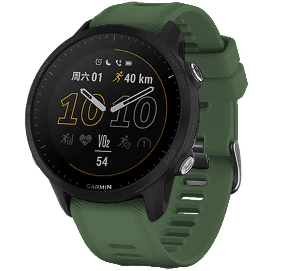 Silikonarmband für Garmin Forerunner 955 745 935 945, Original-Armband, atmungsaktiv, Smartwatch-Armband – Detail 3