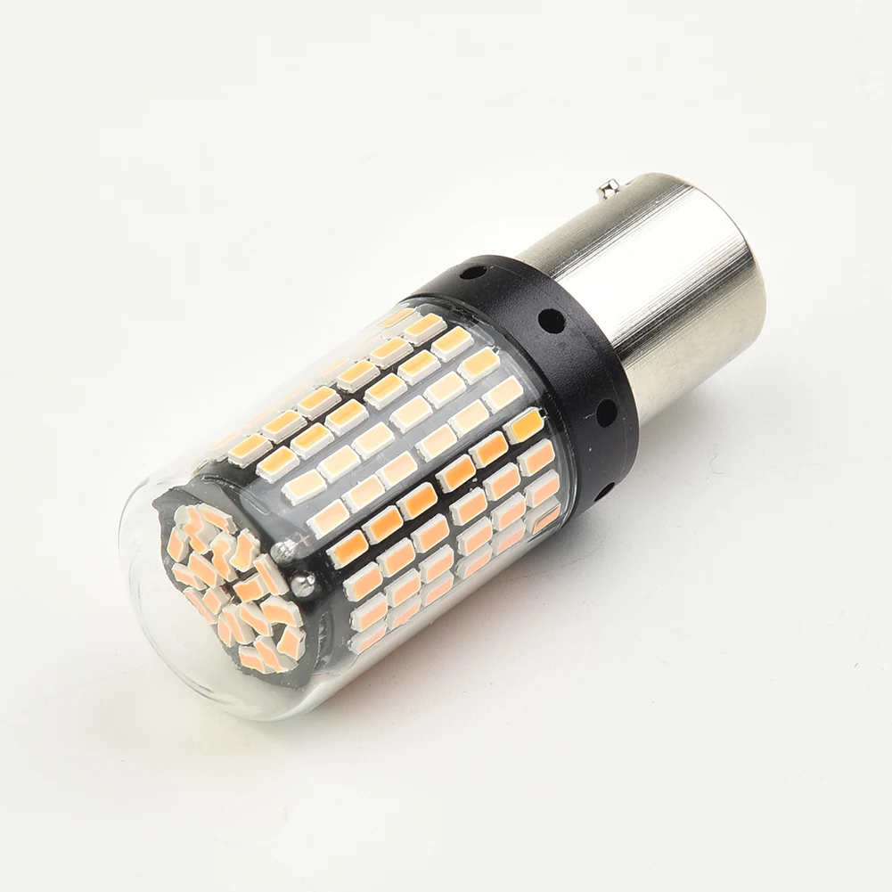 144 High Brightness Turn Signal Lamps Fully Decoded BAU15S 7507 Turn Signal Light PY21W 5009 Canbus Led Bulb Amber Blinker