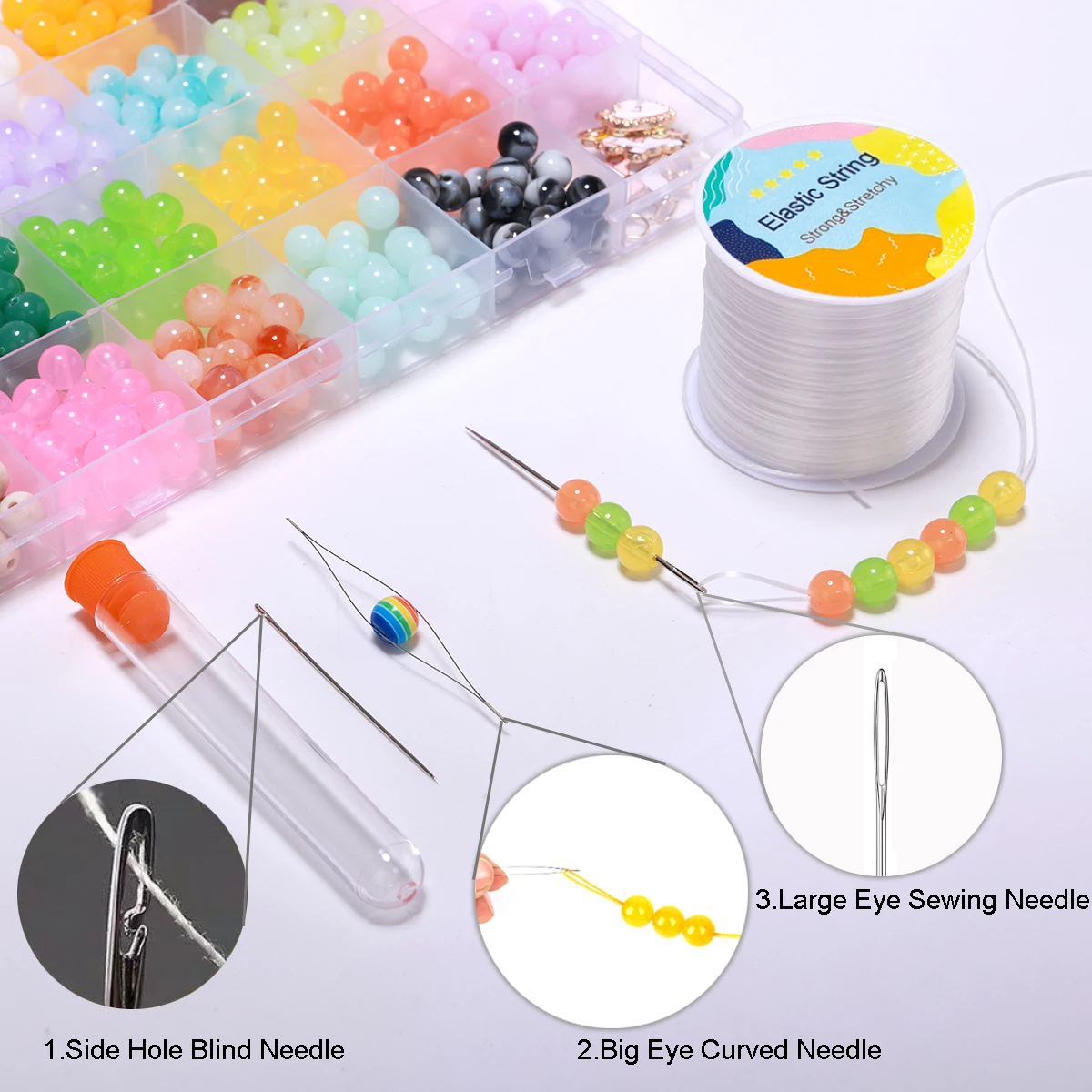 Elastic Bracelet String Cord Stretch Beads Cord For Jewelry Making And Bracelet Necklace Making