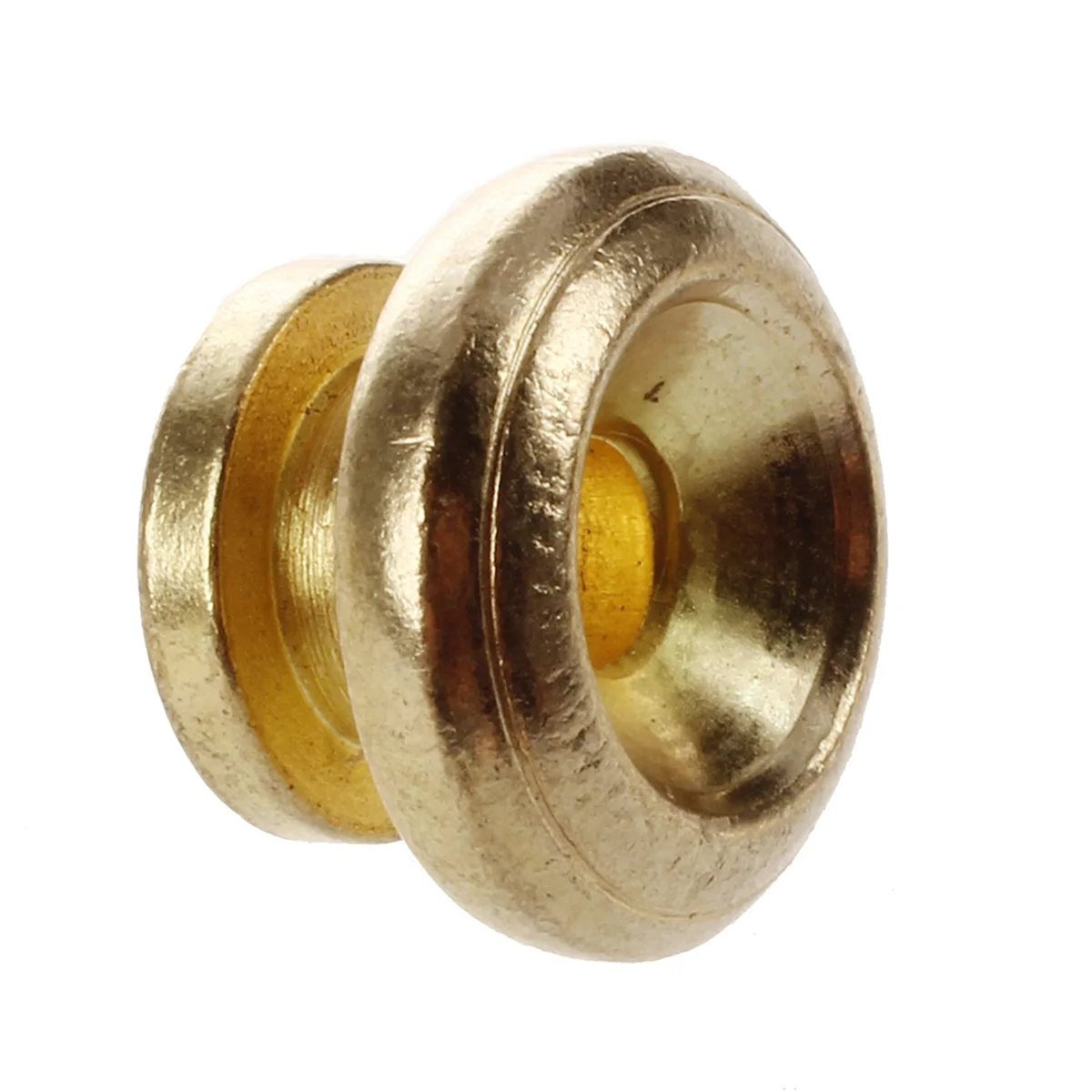 A71P 10 قطعة زر حزام ذهبي مع برغي تثبيت للجيتار مندولين