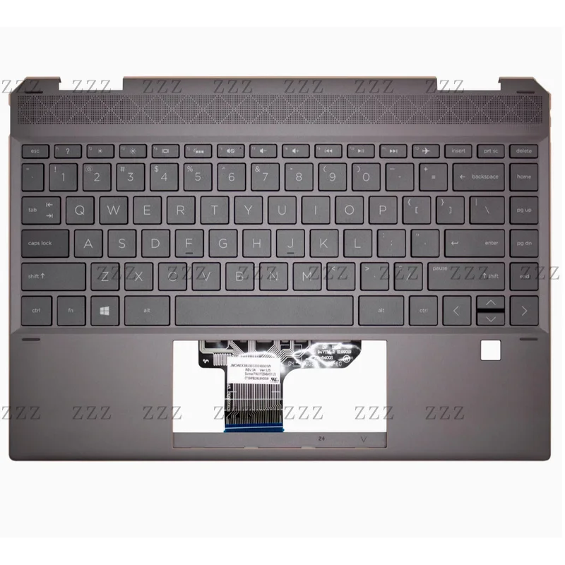 ZZ New For HP Spectre X360 13-AP TPN-Q212 Palmrest With Backlit Keyboard L37681-001