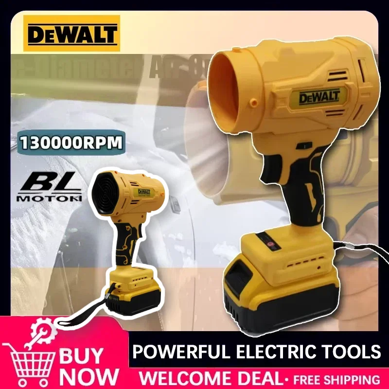 

Dewalt High Speed Brushless Electric Air Blower Cordless Jet Turbo Fan 130000RPM Violent Fan Air Duster Tool