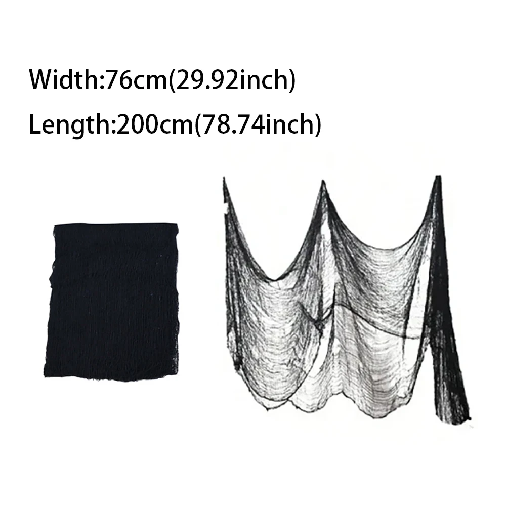Halloween Bloody Gauze Decoraties, Horror Bloody Cloth Bandage, Deur Gordijnen, Halloween Spookhuis Party Props