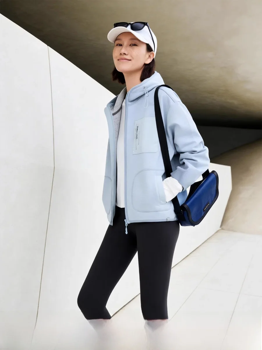 

Cloud Life Cam Women's ort Coat UPF50 Sun Protection Texture Pattern Hooded Slimming Top Outdoor Sle Loose Fit Spring