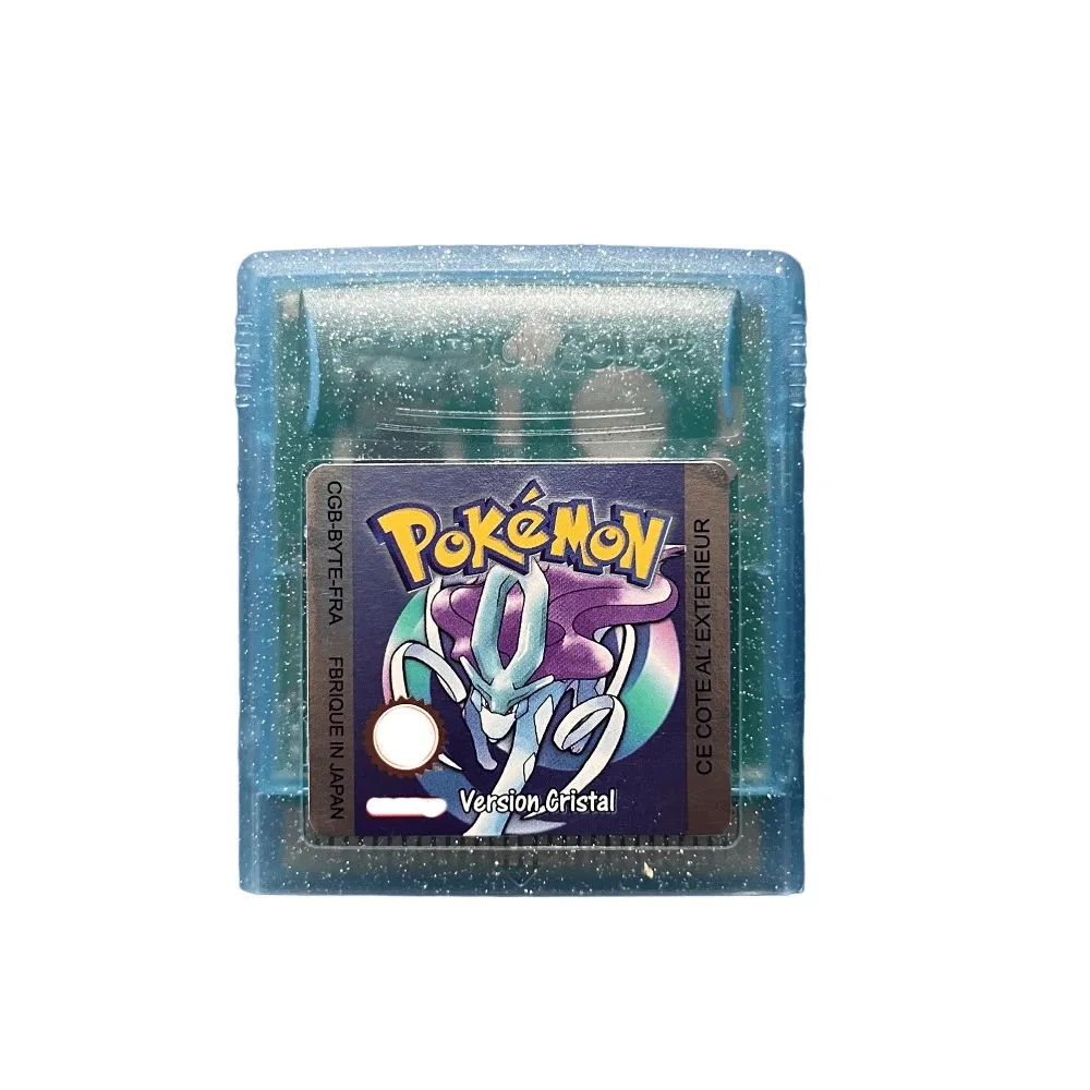 การ์ดเกมวิดีโอ GBC Pocket Monsters 16 บิต รุ่นใหม่ คุณภาพสูง พร้อมคอนโซลในตัว มีหลายเวอร์ชันหลายภาษา