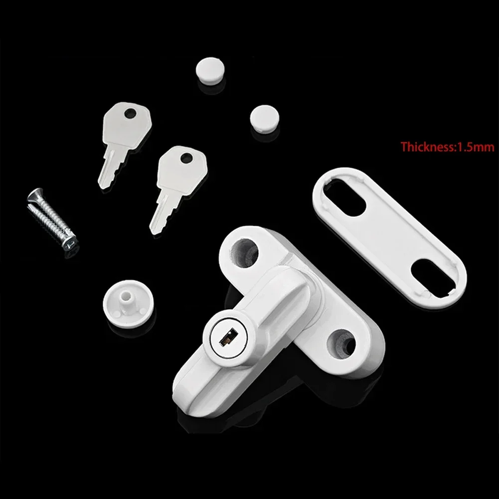 Practical Brand New Window Locks With Key Kitchen Bathroom Accessories Fixing Screws UPVC Timber Composite Door