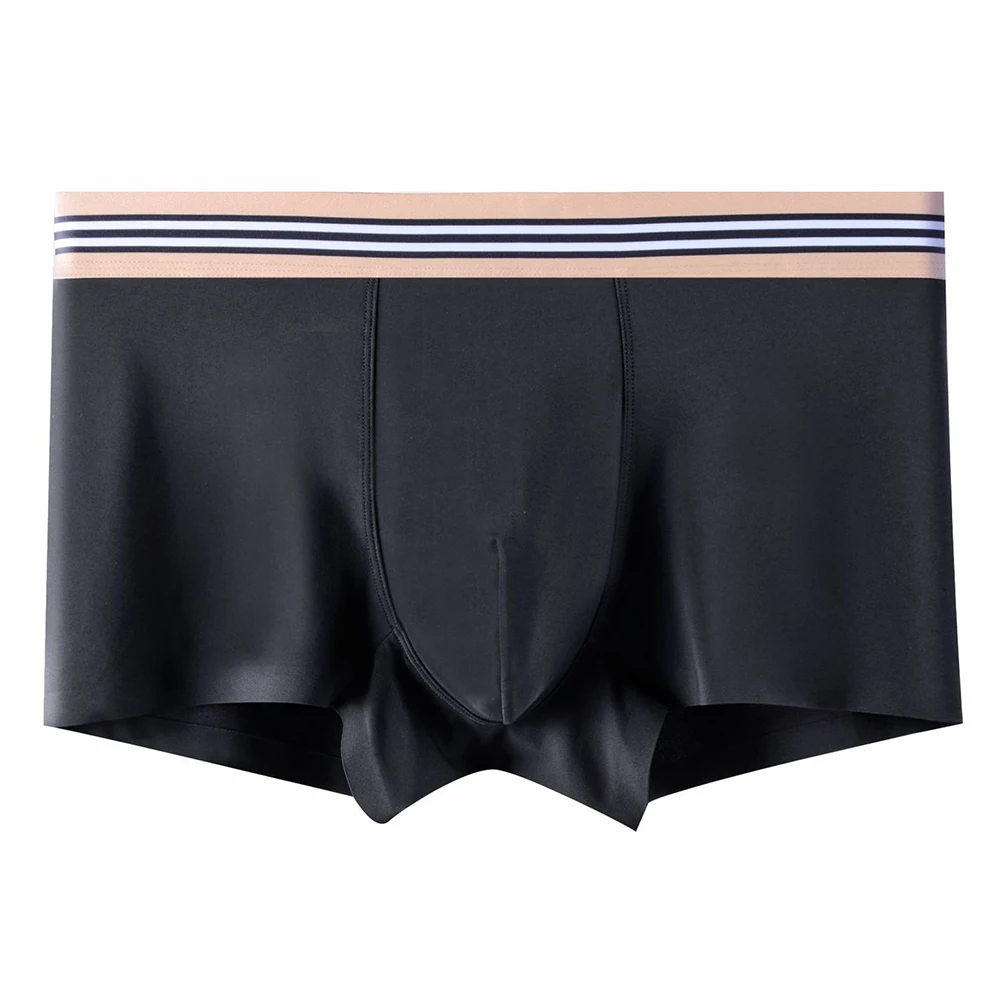 

Comfortable Underwear Mens Underwear Daily Use Medium Waist Seamless Briefs All Season Wear Elastic Stretch Home Use