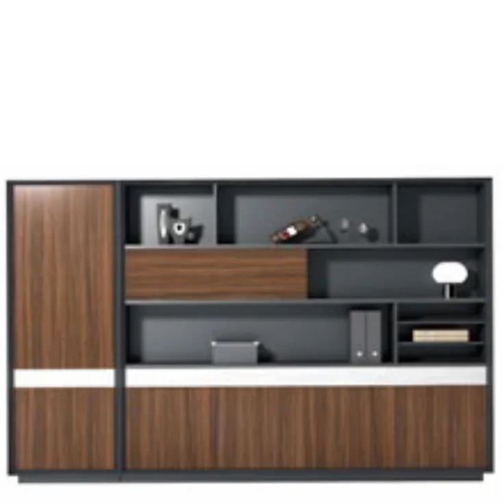 New Modular Office Furniture Laminate Wooden Filing Cabinet